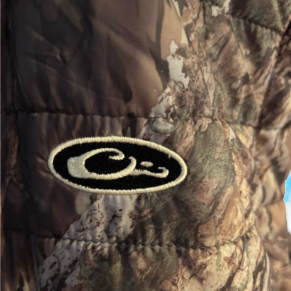 Drake Camo Quilted  Down Vest - Picture 2 of 6